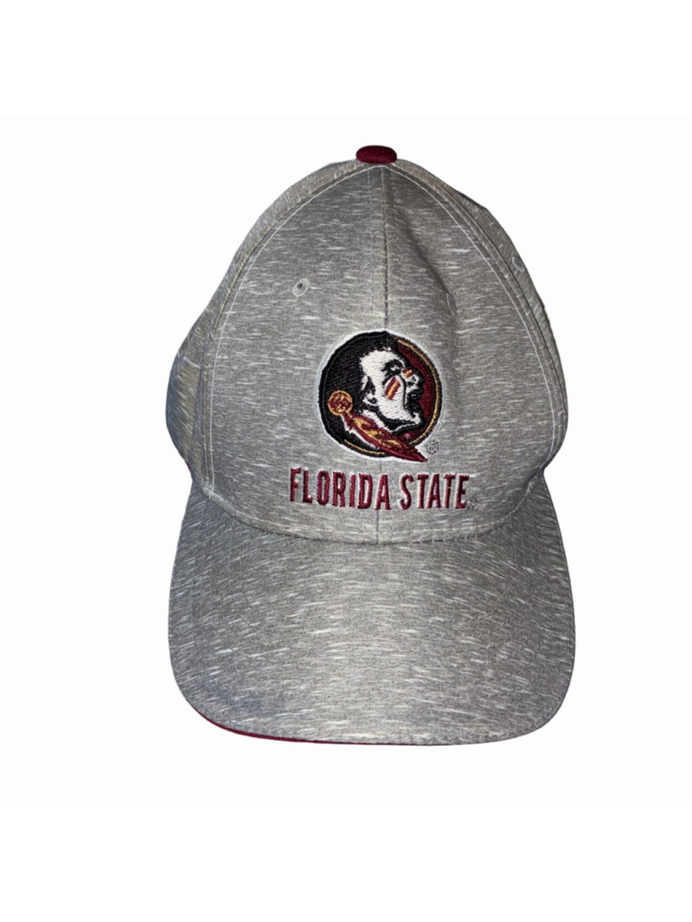 Men's Florida State Seminoles Baseball Hat One Size Grey Maroon